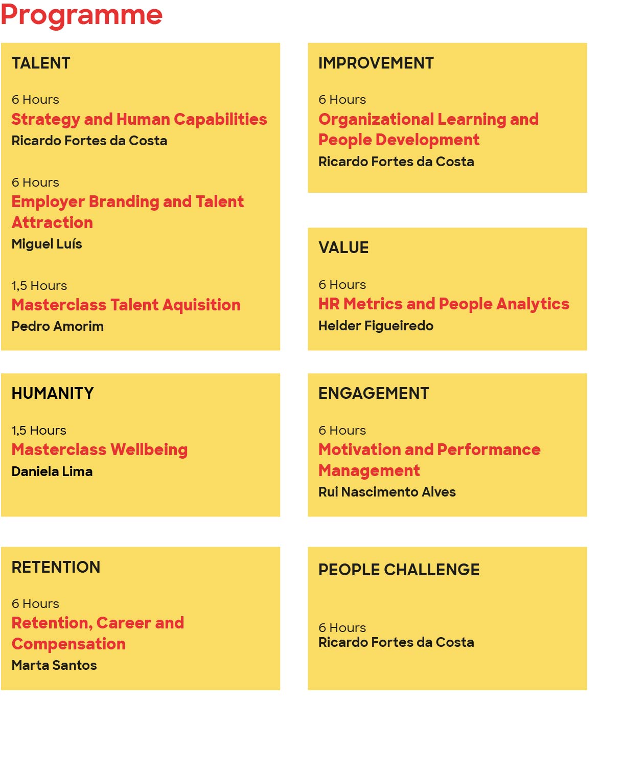 Thrive Programme 2026